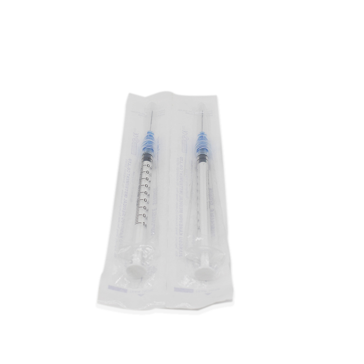 disposable auto disable safety syringe 1ml 7